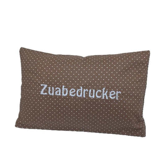 ZirbenKissen "Zuabedrucker"